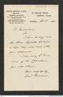 Nachlass Franz Steindachner, Brief von Gerrard Edward & Sons an Franz Steindachner (18.09.1906), Inv.Nr. 156.06, Seite 1